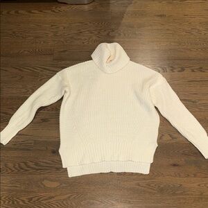 SO Cream Turtleneck Sweater